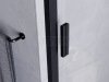 BESCO Drzwi prysznicowe przesuwne Zarya Black 100 DZB-100